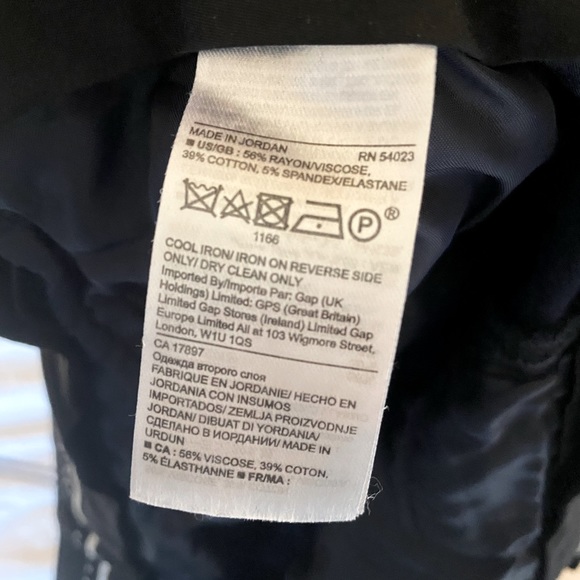 Banana Republic Sloan Pants - 8 - Navy Blue, Skinny Dress Pants - Picture 9 of 12